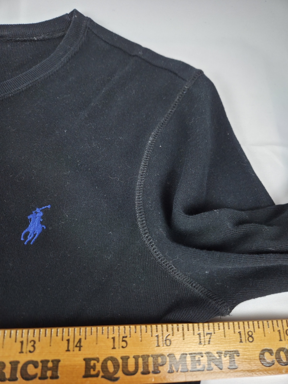 Ralph Lauren Black Long-Sleeve Sweater. - Picture 7 of 13